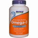 OMEGA-3 FISH OIL 1000mg, 200softgels, Molecularly Distilled,(NOW FOODS) 