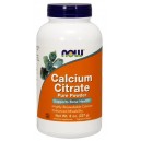 CALCIUM CITRATE vegeterian 227gr (NOW FOODS)