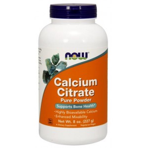CALCIUM CITRATE vegeterian 227gr (NOW FOODS)