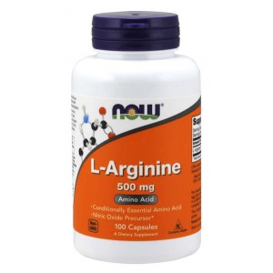 L-ARGININE 500mg 100caps (NOW FOODS)