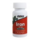 IRON 18mg 120caps (NOW FOODS)