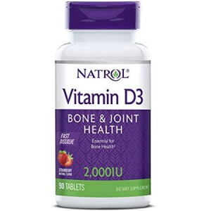 VITAMIN D3 2000 IU F/D 90tabs (NATROL) 