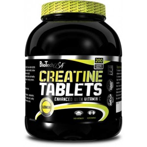 CREATINE TABLETS 200chewing tabs (BIOTECH USA)