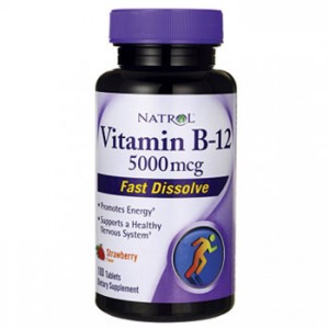 Vitamin B-12 5000mcg 100tabs (NATROL) 