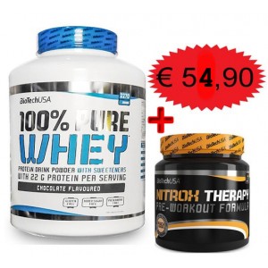 100% PURE WHEY 2270gr + Nitrox Therapy 340gr (BIOTECH USA)