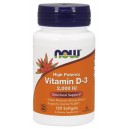 VITAMIN D-3 2000IU 120sgels (NOW FOODS)