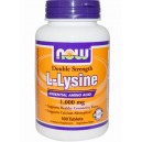 L-Lysine 1000mg Double Strength 100tabs (NOW FOODS)