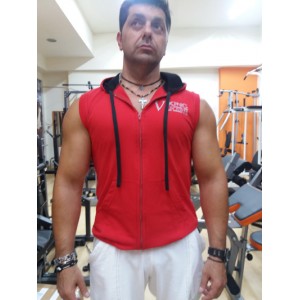 VIKING &Alpha;&mu;ά&nu;&iota;&kappa;&eta; &Zeta;&alpha;&kappa;έ&tau;&alpha; V1012B. Sleeveless Zipper Hoodie