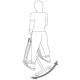 Amila 2-in-1 Air Walker & Split Thigh (44079)